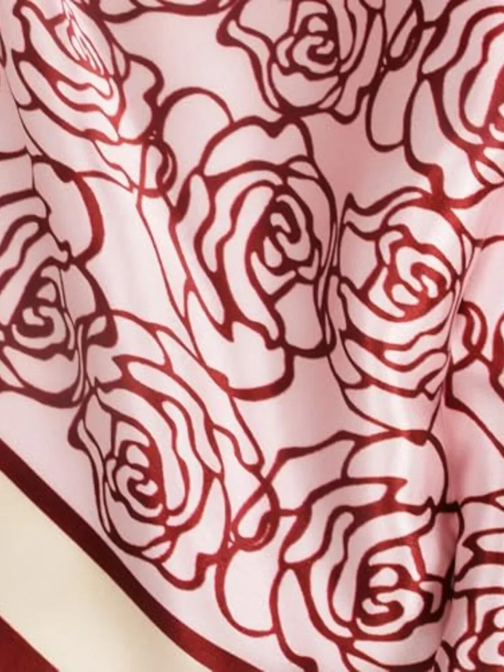 Women 100% Mulberry Silk Lightweight Square Scarf 21 inch Neckerchief
